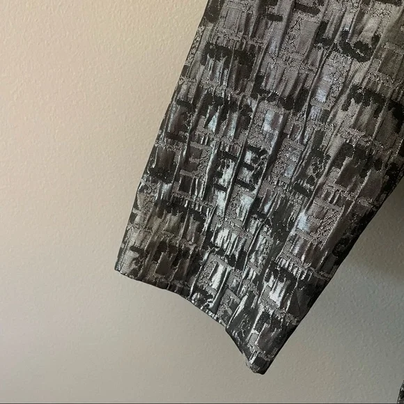 Ruby Rd Metallic Ruffle Collar Jacket - Picture 9 of 10